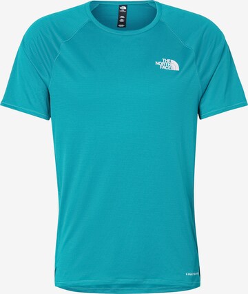THE NORTH FACE Funkční tričko 'SUNRISER' – zelená: přední strana