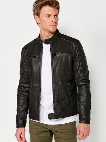 KOROSHI Prehodna jakna | rjava barva: sprednja stran