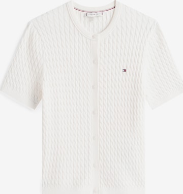 TOMMY HILFIGER Вязаная кофта в Белый: спереди
