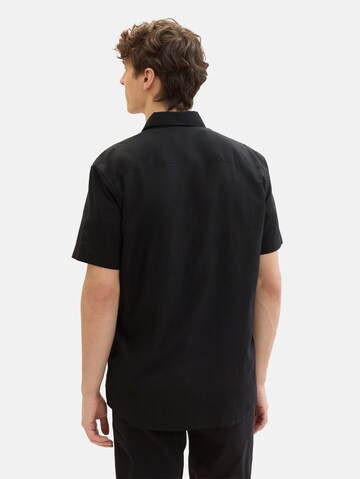 TOM TAILOR DENIM - Ajuste regular Camisa en negro