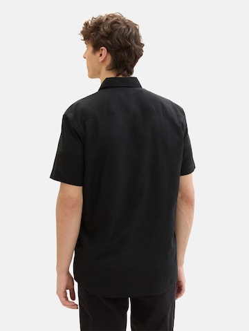 TOM TAILOR DENIM Regular fit Overhemd in Zwart