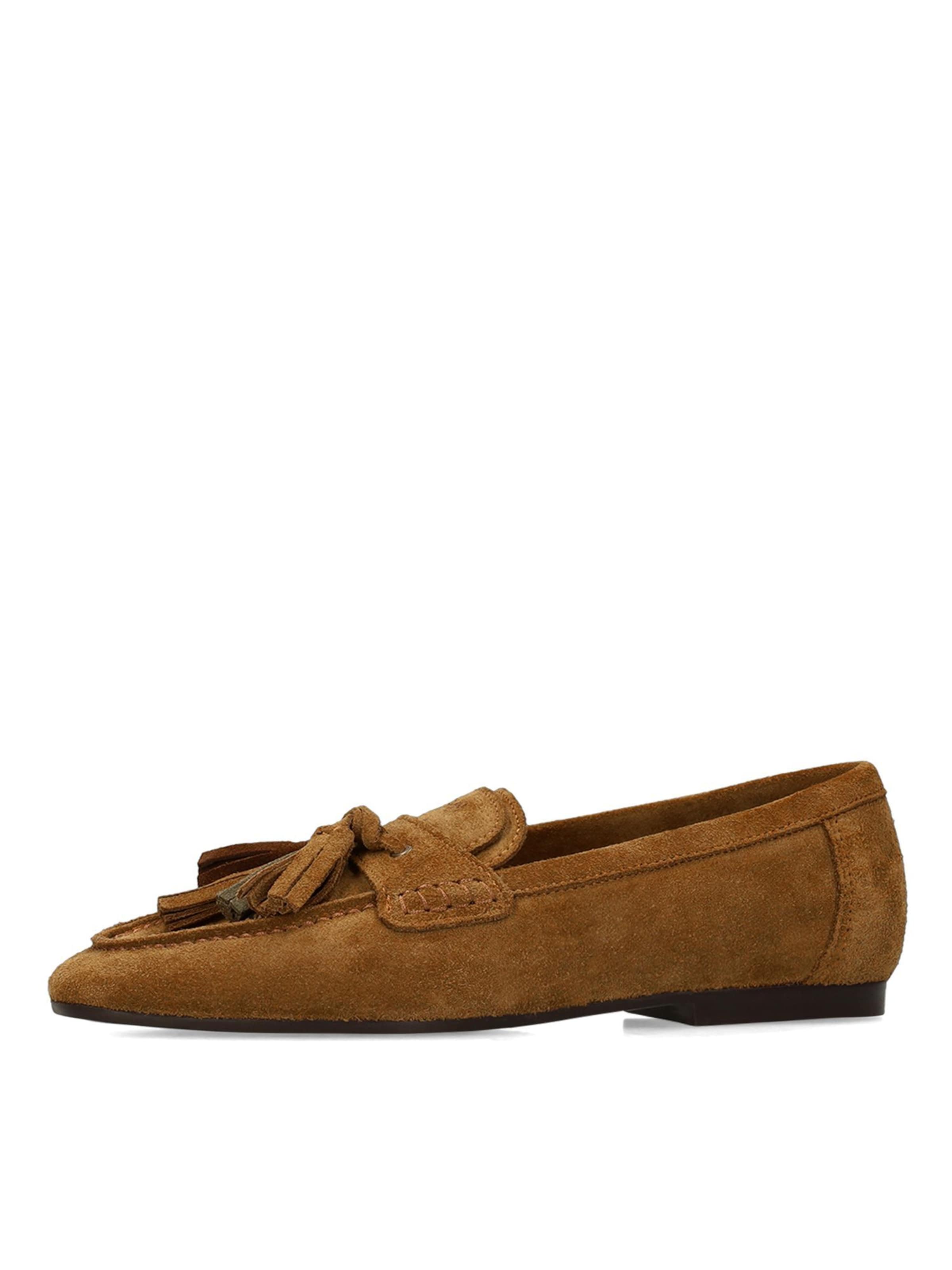 Mocassin MANFIELD en marron : devant
