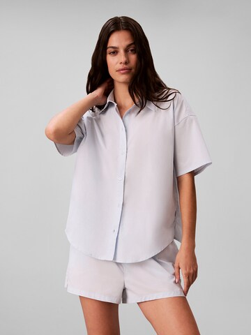 Pyjama Calvin Klein en bleu : devant