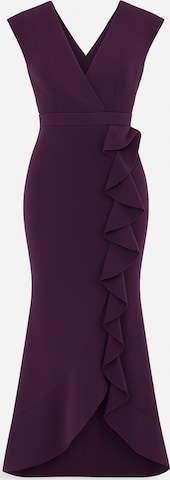 Robe de soirée WOMAN VISION en violet : devant