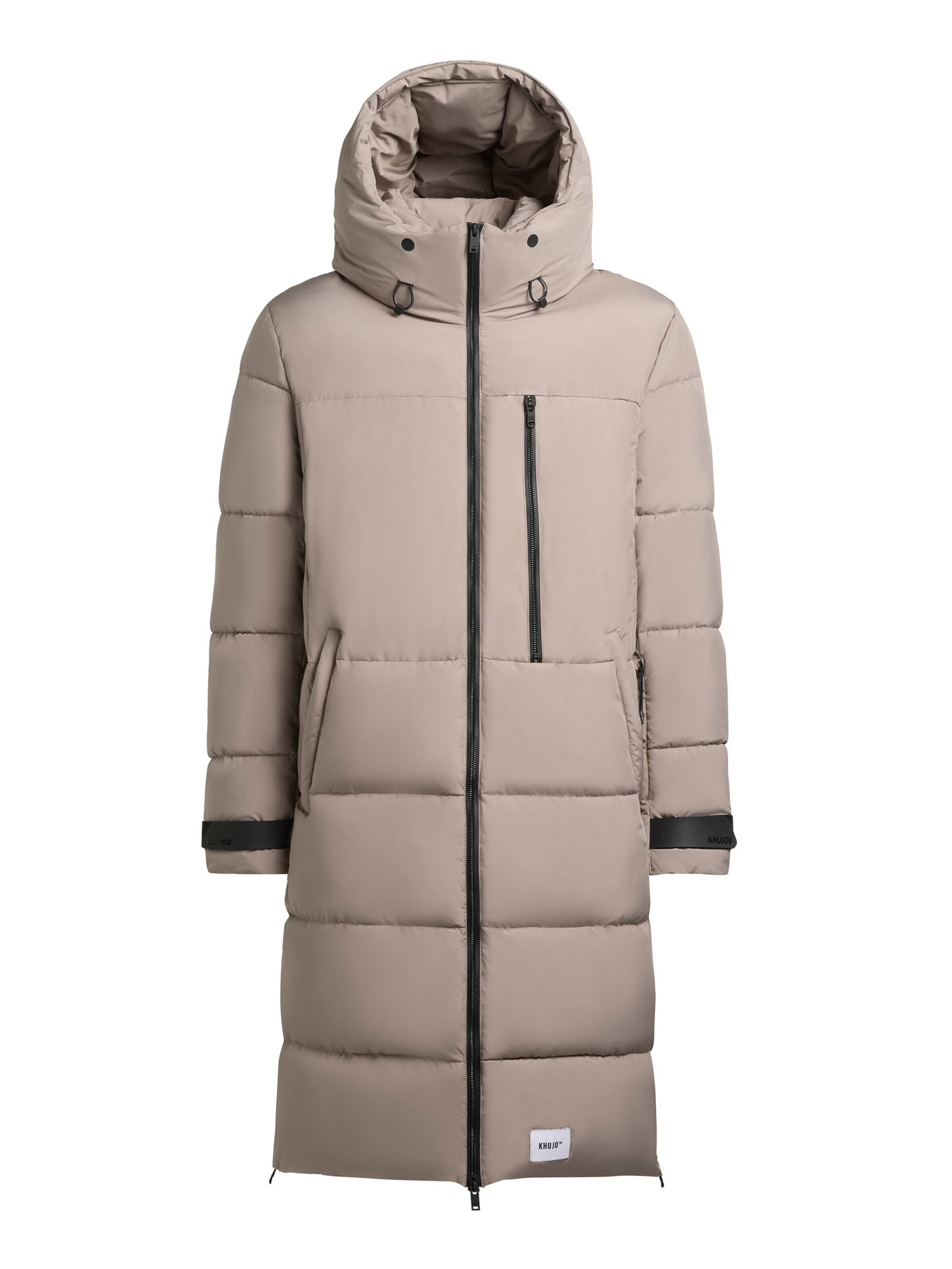 Manteau d’hiver 'SIRAM2' khujo en gris : devant