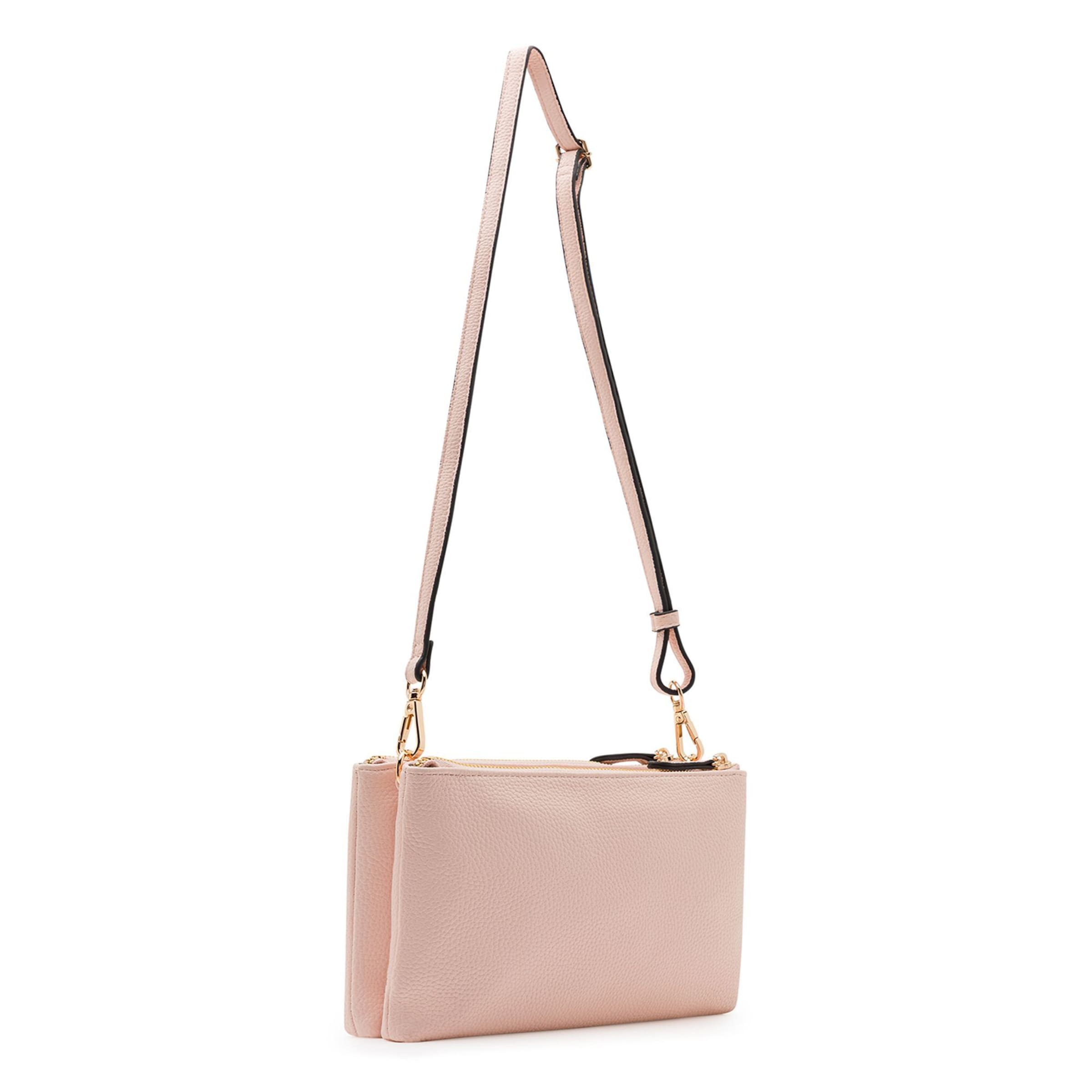 L.CREDI Schoudertas 'Ella' in Roze