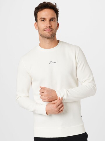 JACK & JONES Sweatshirt in Wit: voorkant