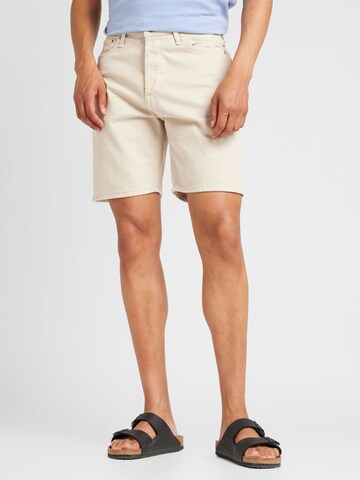 JACK & JONES - regular Vaquero 'JJICHRIS JJCOOPER' en beige: frente
