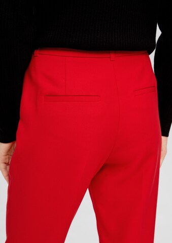 s.Oliver BLACK LABEL Regular Hose in Rot