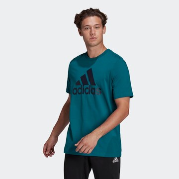 Tricou funcțional de la ADIDAS SPORTSWEAR pe albastru: față