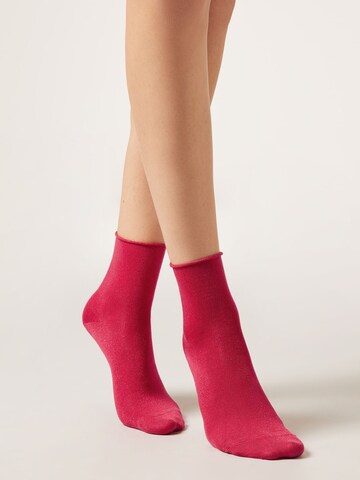 CALZEDONIA Socken in Rot: Vorderseite