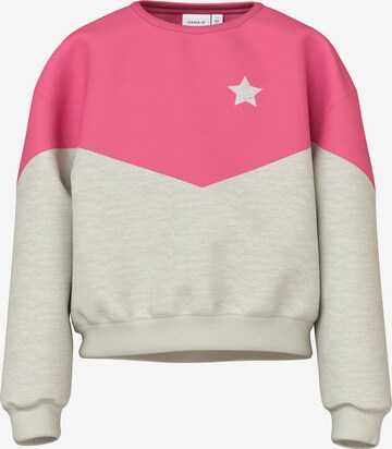 NAME IT Sweatshirt 'VIBBA' in Grau: predná strana