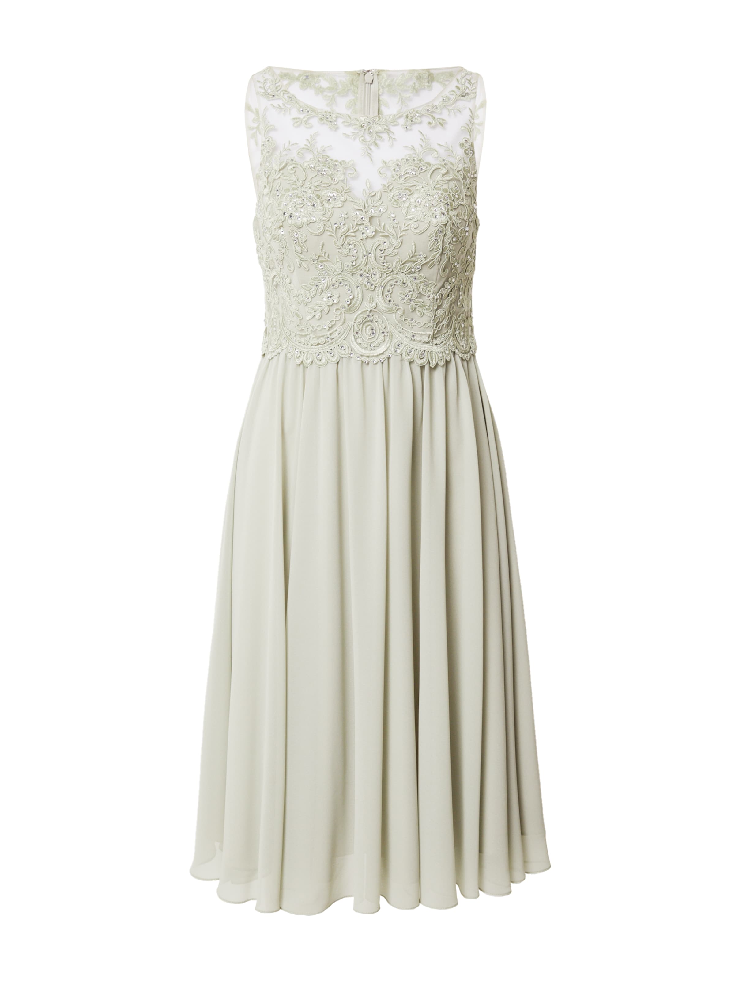 Laona - Vestido de cocktail em verde: frente