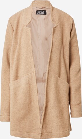 Hailys Between-seasons coat 'Nella' in Beige: front