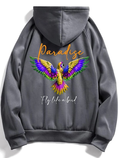 RMK Sweatshirt 'Paradise' in XS in Anthracite, Item view