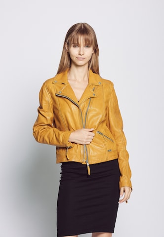 MUSTANG Between-Season Jacket in Yellow: front