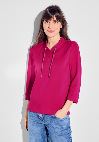 CECIL Sweatshirt in Pink: predná strana