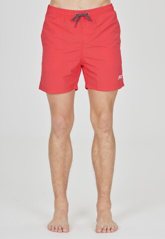 Cruz Zwemshorts in Rood: voorkant