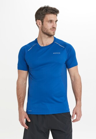 ENDURANCE Functioneel shirt 'Lasse' in Blauw: voorkant