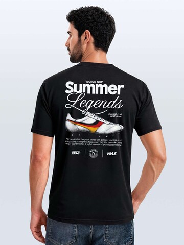 Neverless Shirt 'Soccer Summer Legends'‌‌‌‌‌‌ in Schwarz