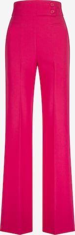 Nicowa Wide leg Pleated Pants 'Coreana' in Pink: front