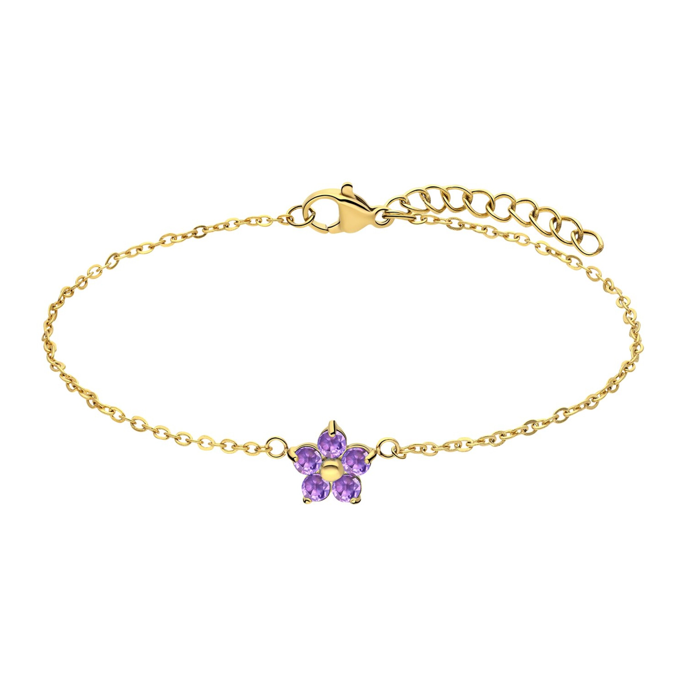 Lucardi Armband in Gold: Vorderseite