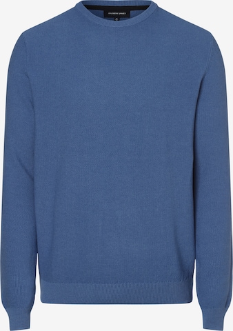 Pull-over Andrew James en bleu : devant