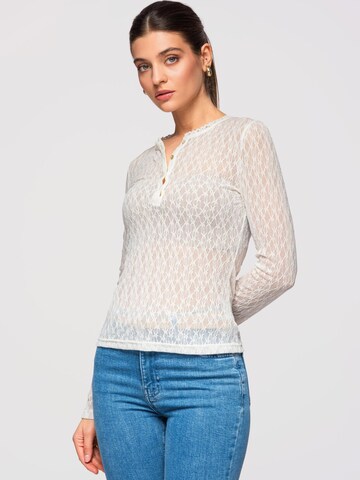 Camicia da donna di Ombre in beige