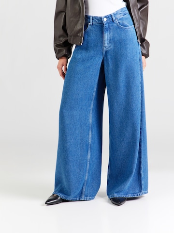 MSCH COPENHAGEN Wide Leg Jeans 'Ago Rue' i blå: forside