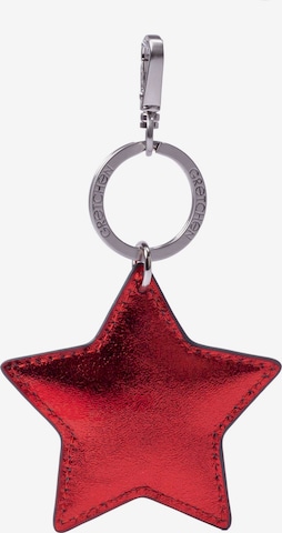 Gretchen Schlüsselanhänger 'Star' in Rot: Vorderseite