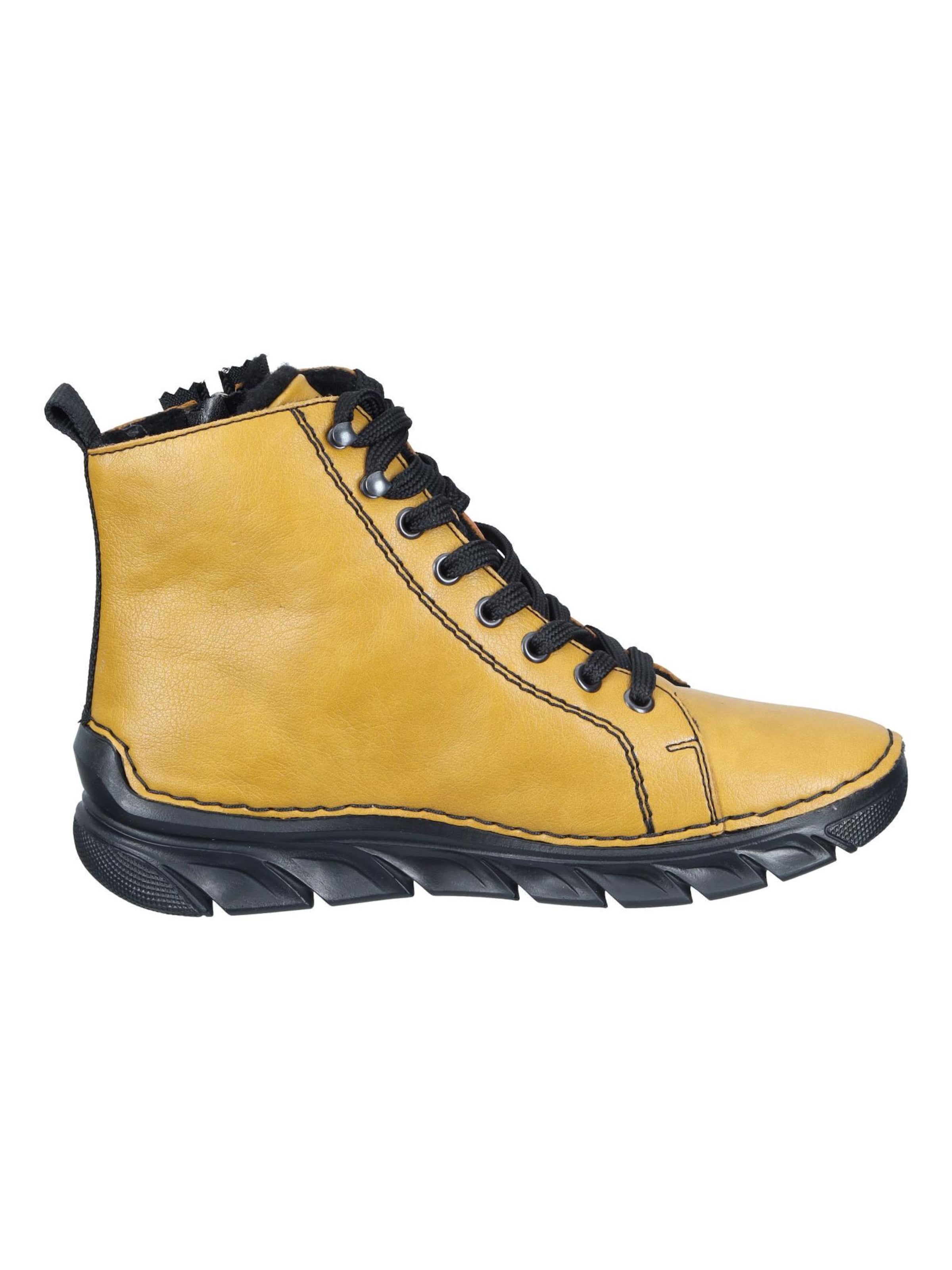 Rieker Ankle Boots in Yellow