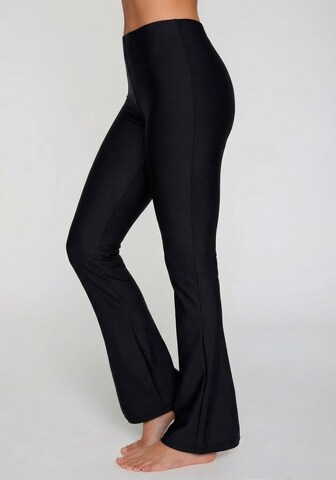 LASCANA Flared Pants in Black