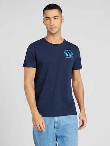 La Martina T-Shirt in Blau: predná strana