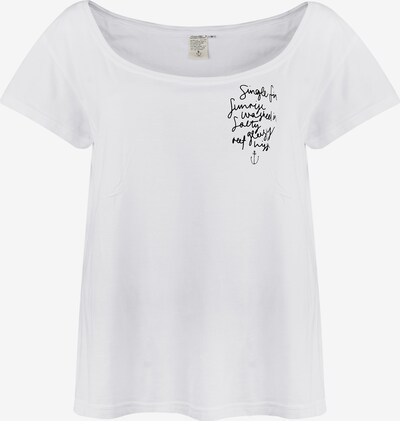 Zealous T-Shirt 'Salty Life' in weiß, Produktansicht