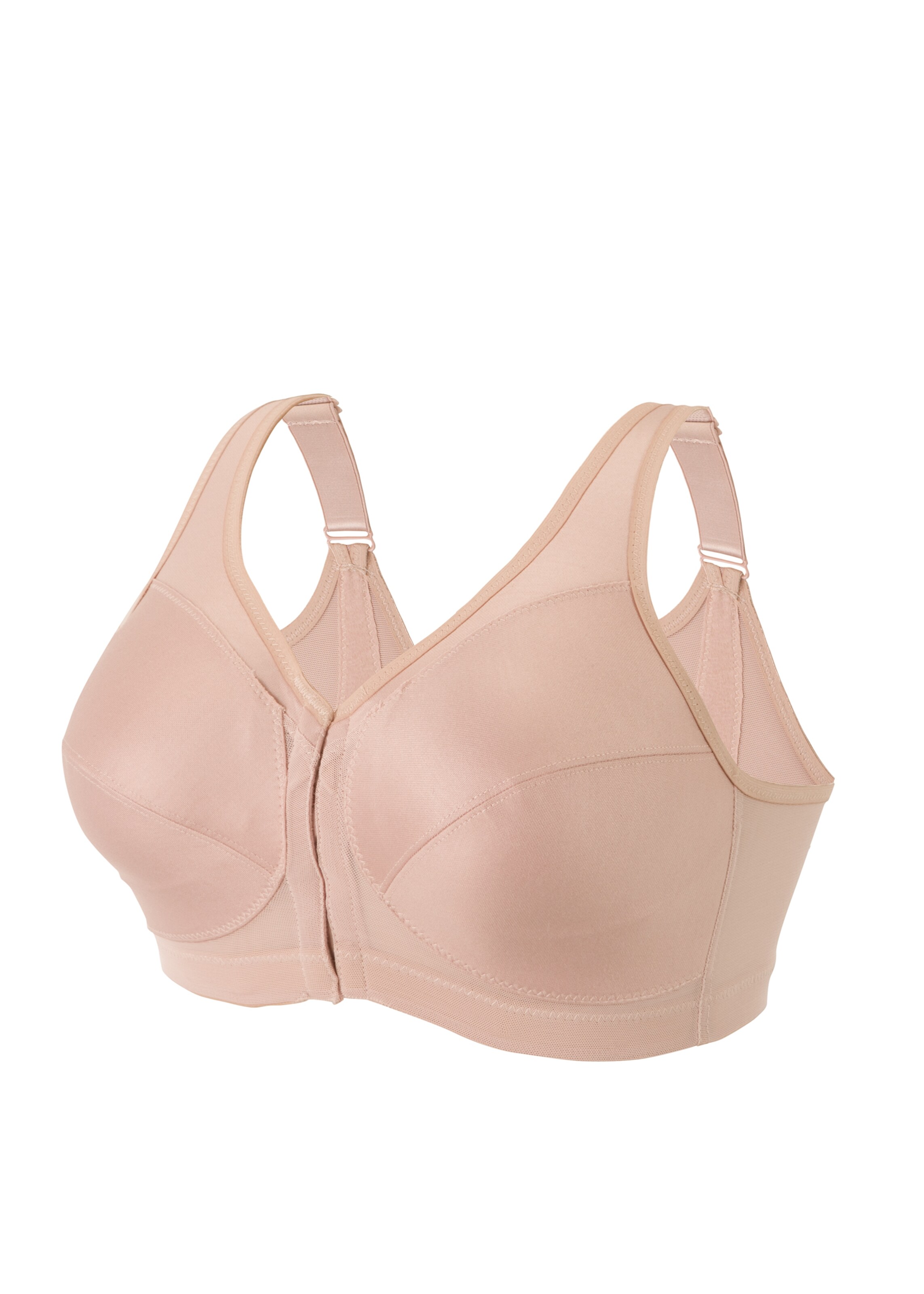 GLAMORISE Minimiser Bra 'MagicLift' in Brown: front