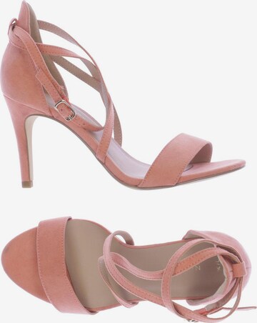 NEW LOOK Sandals & High-Heeled Sandals in 36 in Pink: front