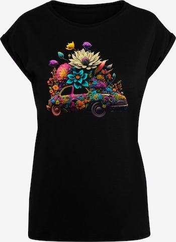 T-shirt F4NT4STIC en noir : devant