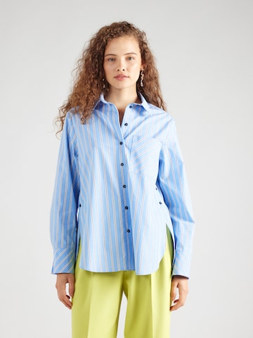 Y.A.S Blouse 'TOGO' in Blauw: voorkant