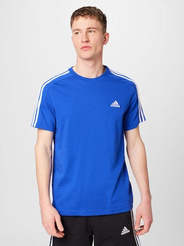 ADIDAS SPORTSWEAR Функциональная футболка 'Essentials' в Синий: спереди