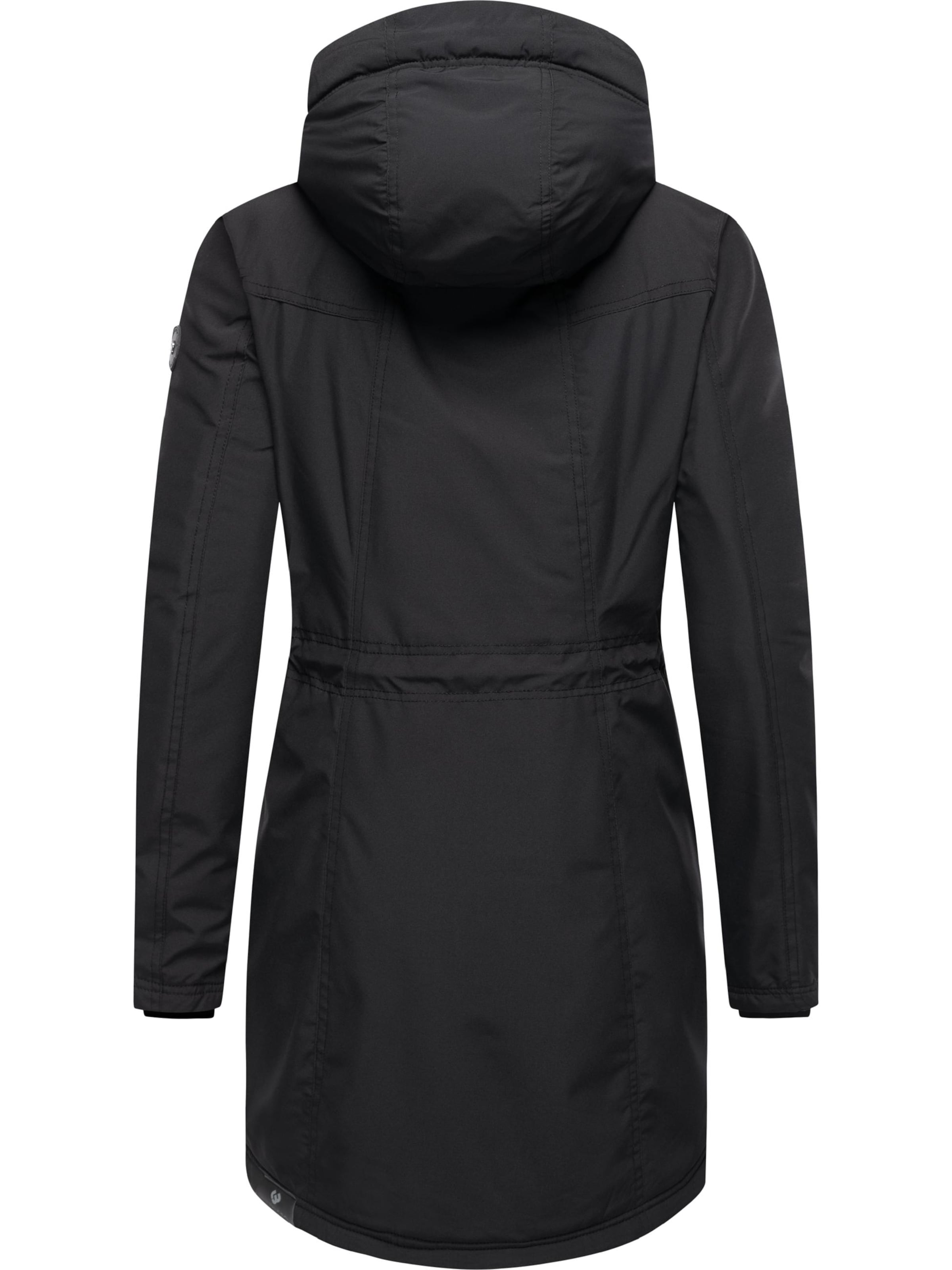 melns Ragwear Ziemas parka 'Elsien'