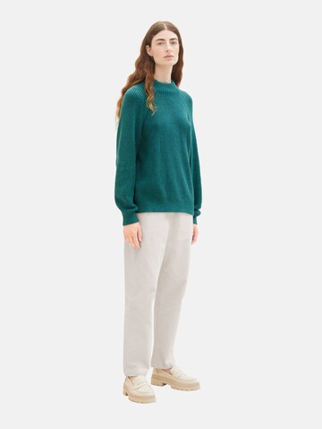 TOM TAILOR Sweater in Green