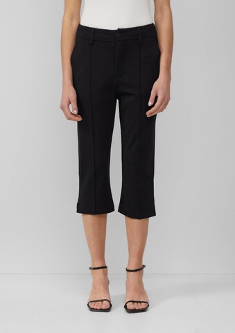 Regular Pantalon QS en noir : devant