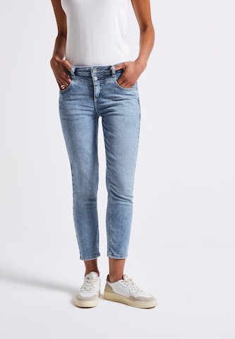 STREET ONE Slim fit Jeans in Blue: front