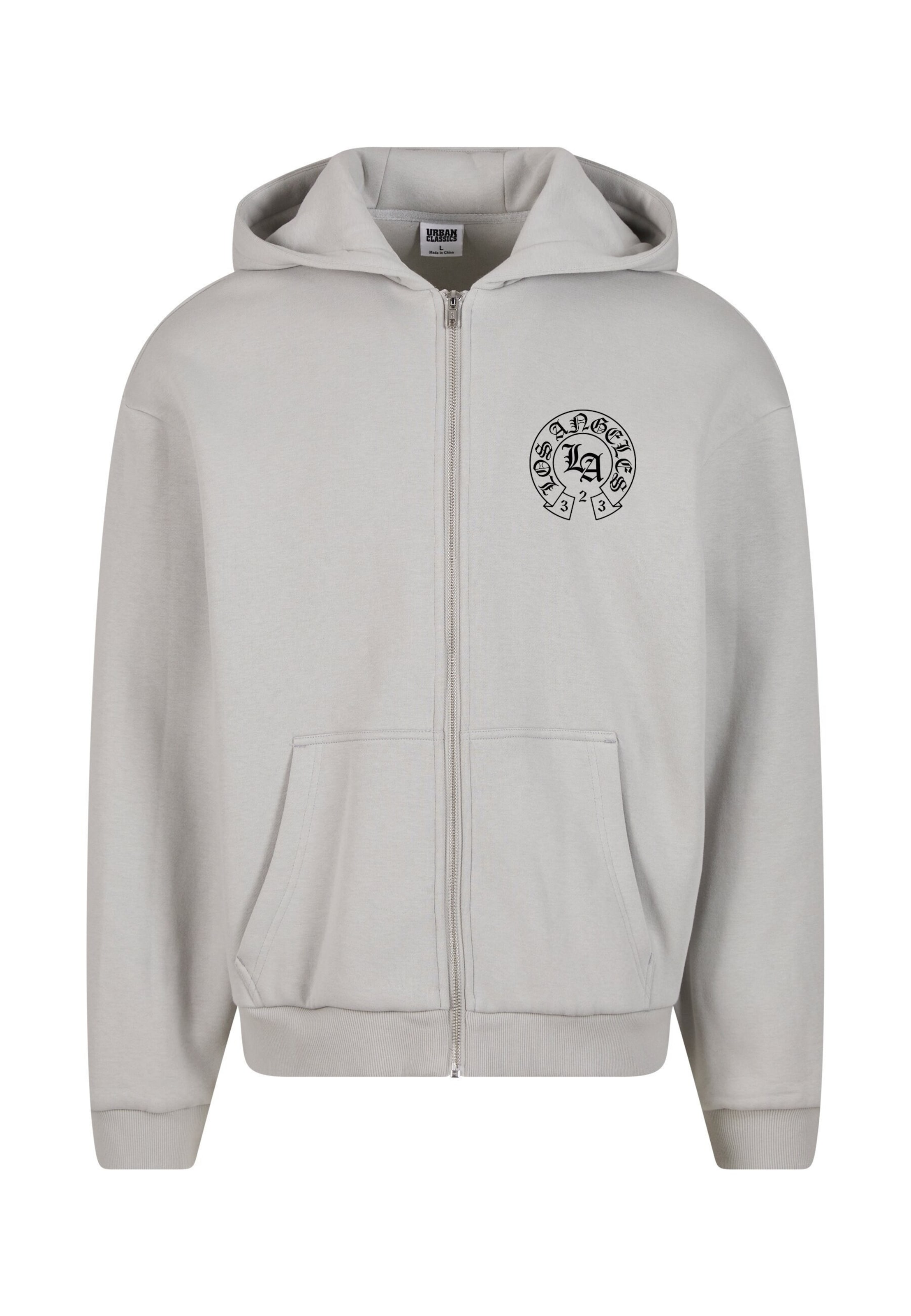 Veste de survêtement 'Dynasty' Mister Tee en gris : devant