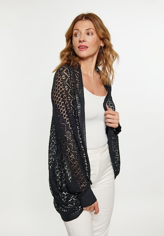 usha FESTIVAL Knit cardigan in Black: front