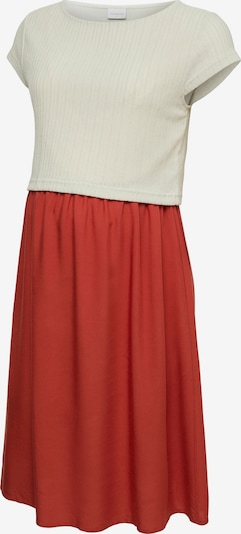 Suknelė 'MLZANDRA JUNE' iš MAMALICIOUS, spalva – spanguolių spalva / balta, Prekių apžvalga