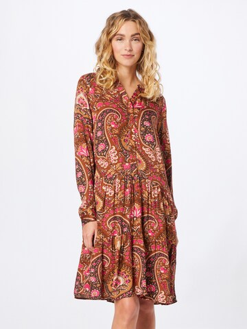 Smith&Soul Shirt Dress in Brown: front