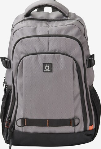 KOROSHI Backpack in Grey: front