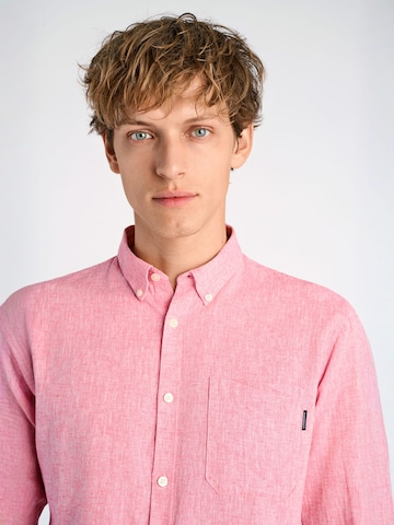 Lindbergh Regular fit Overhemd in Roze
