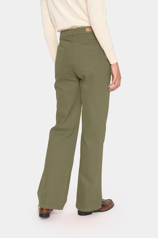 SAINT TROPEZ Wide leg Jeans 'Ilu' in Green